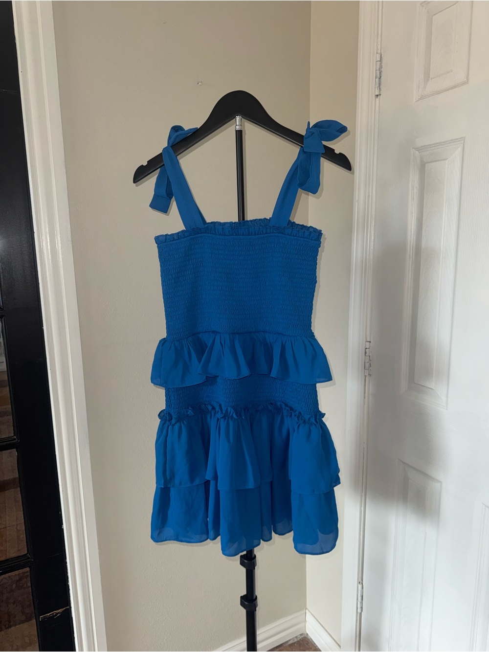 TCEC Royal Blue Ruffle Tiered Sundress
